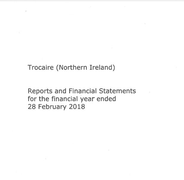 2017-18 Trócaire Northern Ireland Annual Report